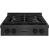ZLINE Paramount SRTBS30 - ZLINE 30 in. Paramount Gas Rangetop with 4 Burners and Porcelain Cooktop in Black Satin Stainless Steel (SRTBS-30) 30 Inch Gas Rangetop with 4 Sealed Burners