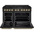 ZLINE PSDRBZ48KCB - 48 Inch Pro-Style Dual Fuel Range