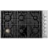 ZLINE RCBR36PBT - 36 Inch Gas Cooktop Continuous Cast Iron Grates