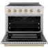 ZLINE Autograph Edition SINRSZ36CB - 36 Inch Freestanding Paramount Induction Range 5.2 cu. ft. Convection Oven