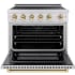 ZLINE Autograph Edition SINRSZ36G - 36 Inch Freestanding Paramount Induction Range 5.2 cu. ft. Convection Oven