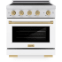 ZLINE SINRSZWM30CB - 30 Inch Freestanding Paramount Induction Range