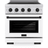 ZLINE SINRSZWM30MB - 30 Inch Freestanding Paramount Induction Range