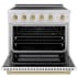ZLINE Autograph Edition SINRSZWM36CB - 36 Inch Freestanding Paramount Induction Range