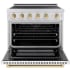 ZLINE Autograph Edition SINRSZWM36G - 36 Inch Freestanding Paramount Induction Range