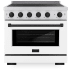ZLINE Autograph Edition SINRSZWM36MB - 36 Inch Freestanding Paramount Induction Range