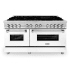 ZLINE RAWM60 - 60 Inch Pro-Style Double Oven Dual Fuel Range