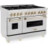 ZLINE Autograph Edition RASZSN48G - 48 Inch Dual Fuel Range