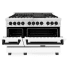 ZLINE Autograph Edition RASZWM48MB - Front Half Open
