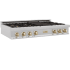ZLINE Autograph Edition RTSZ48G - 48 Inch Gas Rangetop Front Control Knobs