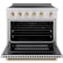 ZLINE Autograph Edition SINRZ36KG - 36 Inch Freestanding Paramount Induction Range