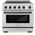 ZLINE Autograph Edition SINRZ36MB - 36 Inch Freestanding Paramount Induction Range