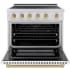 ZLINE Autograph Edition SINRZWM36CB - 36 Inch Freestanding Paramount Induction Range