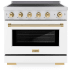 ZLINE Autograph Edition SINRZWM36G - 36 Inch Freestanding Paramount Induction Range