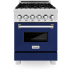 ZLINE RASBG24 - 24 Inch Freestanding Professional Dual Fuel Range with 4 Sealed Italian Burners