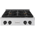 ZLINE Paramount PSRTZ30MB - ZLINE Autograph Edition 30 in. Paramount Gas Rangetop with 4 Burner DuoPro Cooktop in Stainless Steel and Matte Black Accents (PSRTZ-30-MB) front. 30 Inch Gas Rangetop with 4 Sealed Burners