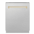 ZLINE Autograph Edition DWVZSN24G - 24 Inch Fully Integrated Dishwasher