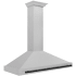 ZLINE Autograph Edition KB4SNZ48MB - 48 Inch Wall Mount Chimney Hood DuraSnow® Stainless Steel with Matte Black Handle