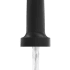 ZLINE RBCN2KFMB - ZLINE Palisades Pull Down Spring Spray Wand Kitchen Faucet in Matte Black (RBCN2-KF-MB) spout on, stream mode.