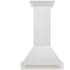 ZLINE Autograph Edition 8654SNZ30G - ZLINE Autograph Edition 30 in. Satin Stainless Steel Wall Mount Range Hood with Polished Gold Handle (8654SNZ-30-G) front. 30 Inch Wall Mount Range Hood