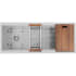 ZLINE SLS43S - Garmisch Undermount Single Bowl Kitchen Sink with Bottom Grid and Accessories