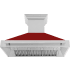 ZLINE 8654STXRG48 - 48 Inch Wall Mount Chimney Hood Dishwasher-safe Stainless Steel Baffle Filters