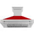 ZLINE 8654STXRM48 - 48 Inch Wall Mount Chimney Hood Dishwasher-safe Stainless Steel Baffle Filters