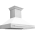 ZLINE 8654STXWM48 - 48 Inch Wall Mount Chimney Hood 700 CFM Internal Blower