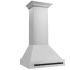 ZLINE Autograph Edition 8654STZ30MB - ZLINE Autograph Edition 30 in. Stainless Steel Range Hood with Stainless Steel Shell and Matte Black Handle side. 30 Inch Wall Mount Range Hood