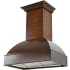 ZLINE 369WHRD36 - 2-Toned Distressed Finish: Walnut Band &amp; Crown Molding, Hamilton Body &amp; Chimney