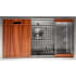 ZLINE SLS30S - 30 Inch Garmisch Undermount Single Bowl Kitchen Sink with Bottom Grid and Accessories