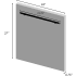 ZLINE DPBG24 - Dimension