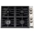 ZLINE RC30PBT - 30 Inch Dropin Gas Cooktop with Porcelain Black Top