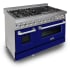 ZLINE RASBM48 - 48 Inch Pro-Style Double Oven Dual Fuel Range Angle View