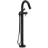 Rohl RIU™ TRU39BK - Single Hole Floor Mount Tub Filler Trim in Black