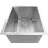 Nantucket Sinks Sconset Collection ZR1815 - 15 Inch Pro Series Rectangle Bar/ Prep Sink