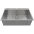 Nantucket Sinks Pro Series ZR3322S16 - 33 Inch Large Rectangle Single Bowl