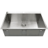 Nantucket Sinks Pro Series ZR3322S16 - 33 Inch Large Rectangle Single Bowl