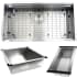 Nantucket Sinks Pro Series ZRPS362016 - 36 Inch Large Prep Station