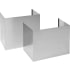 Monogram ZX14DC1SRSS - 14' Ceiling Duct Cover Kit - 36" Wall Mount