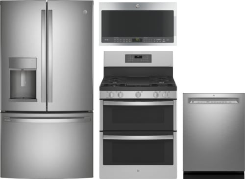 Collage of PYE22KYNFS, PGB965YPFS, GDF650SYVFS, PVM9005SJSS