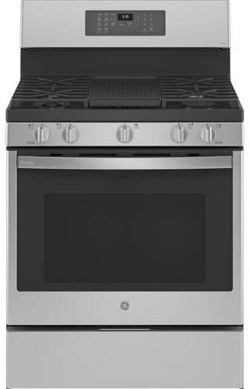 GE PGB935YPFSSK 2 Piece Kitchen Appliances Package with Gas Range in