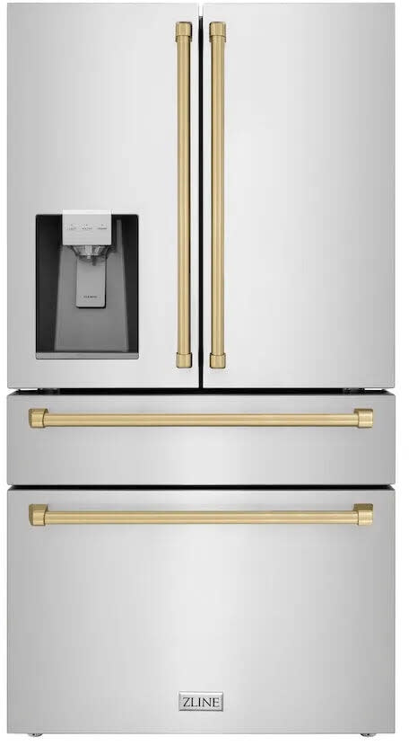 36 Inch Counter-Depth 4-Door French Door Refrigerator