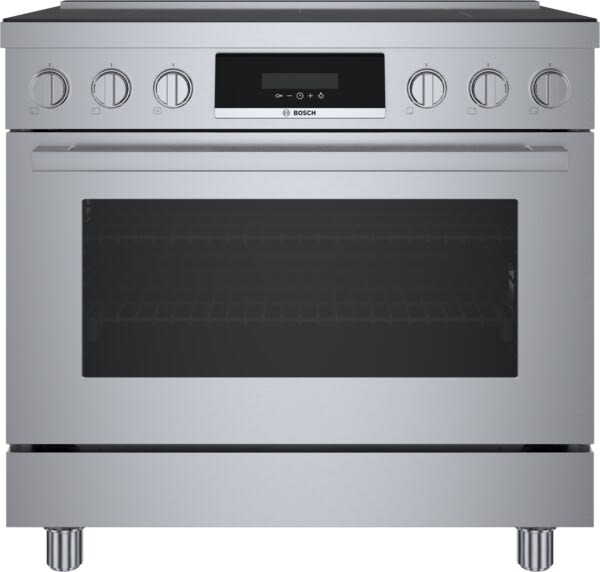 Bosch HIS8655U 36 Inch Slide-In Induction Range with 5 Elements, 3.7 cu.  ft. Oven Capacity, 9 Cooking Modes, CombiZones, Convection Pro, and  PreciseSelect® Controls