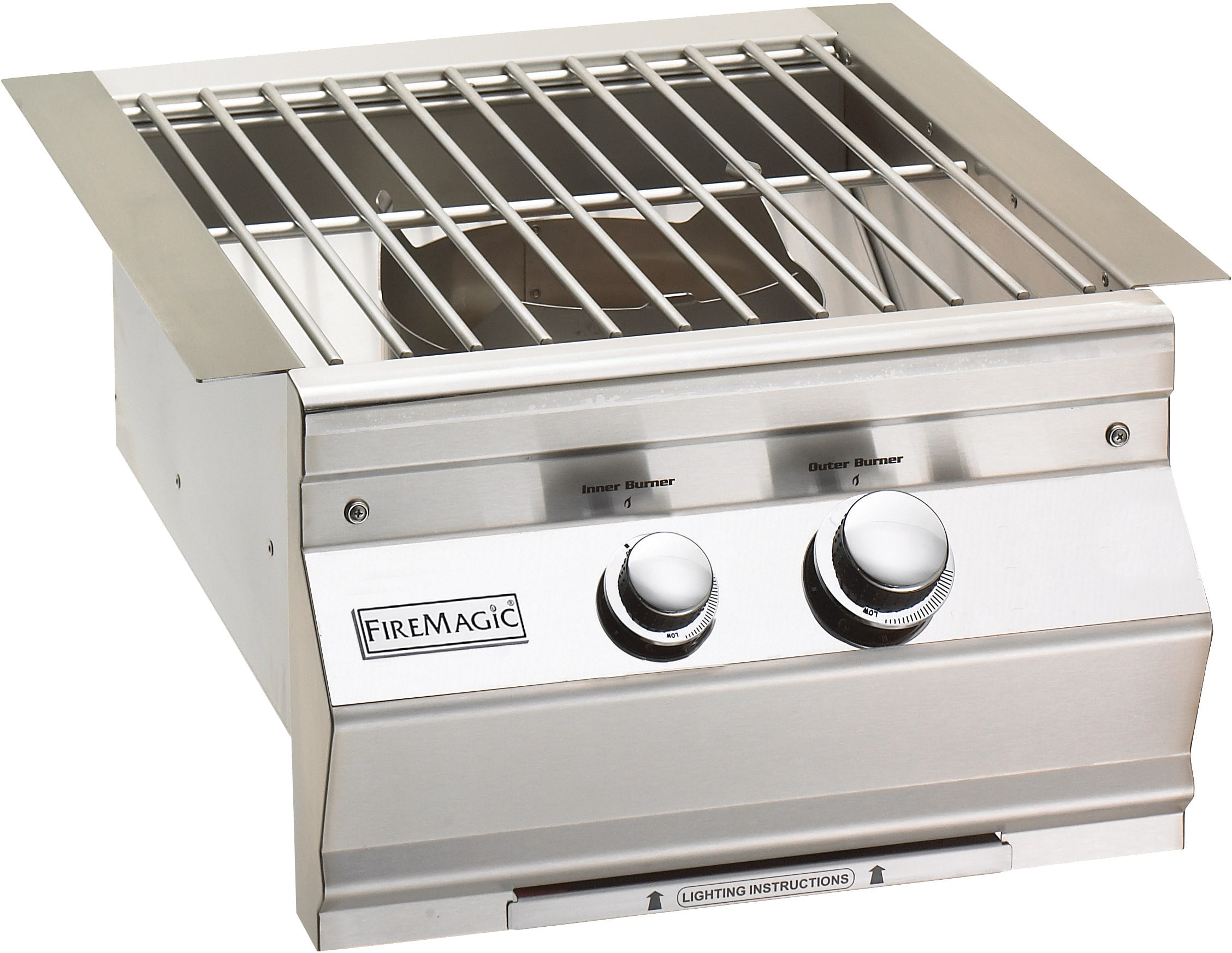 Fire Magic A790i6ean 42 Inch Built In Grill With 792 Sq In Grilling Area 110 000 Btu Rotisserie Stainless Steel E Burners Meat Probe Analog Thermometer Warming Rack Advanced Hot Surface Ignition And Interior