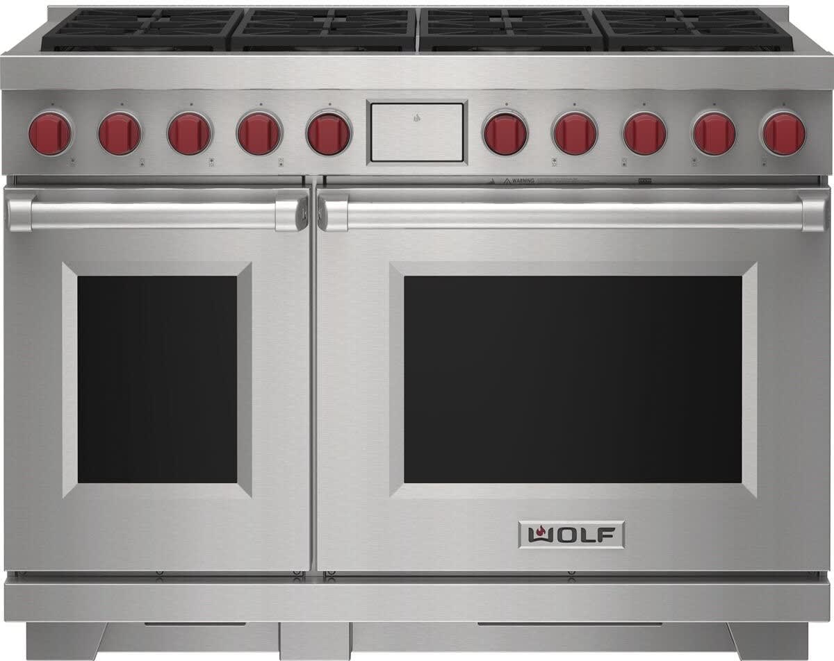 Wolf DF48650GSPLP 48 Inch Freestanding Dual-Fuel Smart Range with