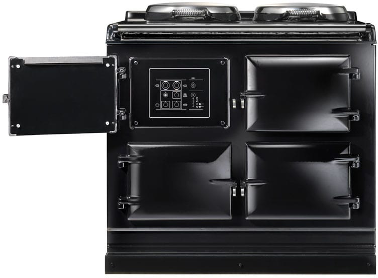 AGA AHCINBLK 20 Inch Freestanding Electric Cooker with Induction Top, Simmering Oven, Slow Cook
