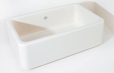 30 Inch Apron Front Single Bowl Fireclay Kitchen Sink