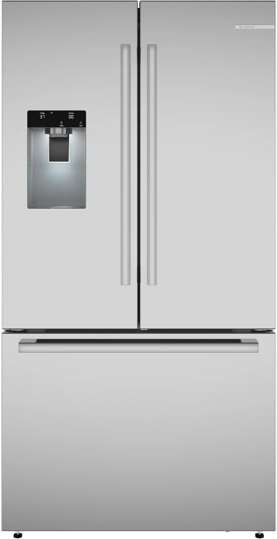 36 Inch Freestanding French Door Smart Refrigerator