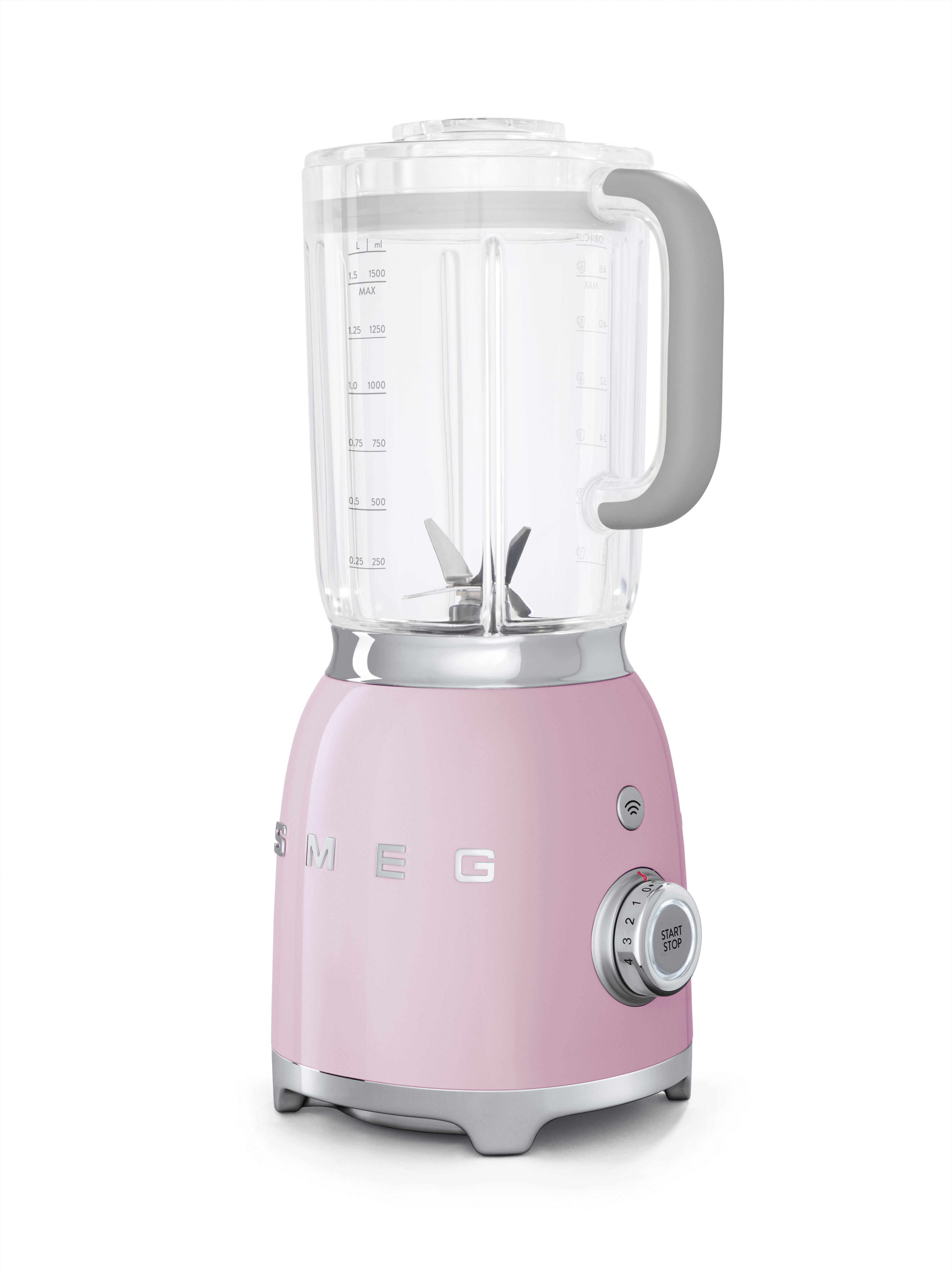 Smeg FAB28UPKR1 24 Inch 50's Style Refrigerator with Freezer